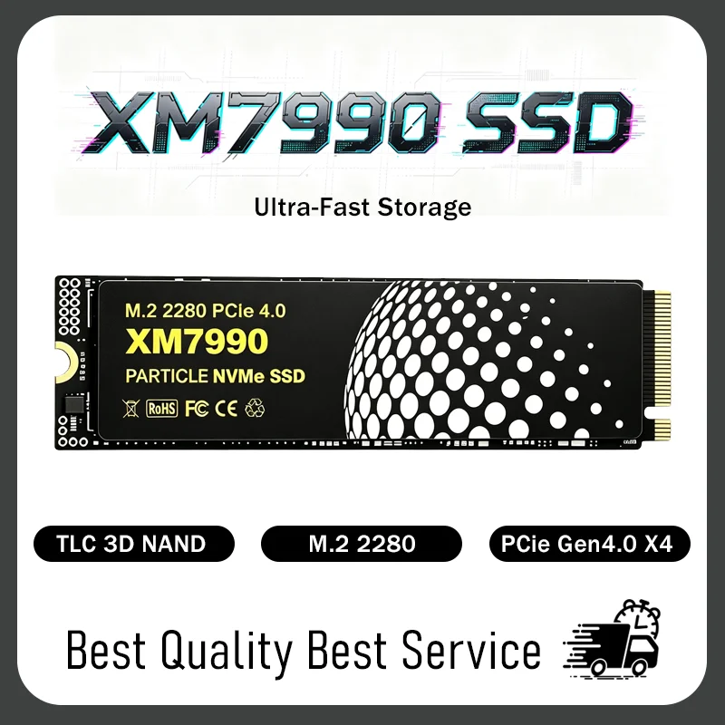 M.2 Nvme 4Tb Pcie 4.0 Ssd - XM7990 SSD M.2 NVMe 500GB 1TB