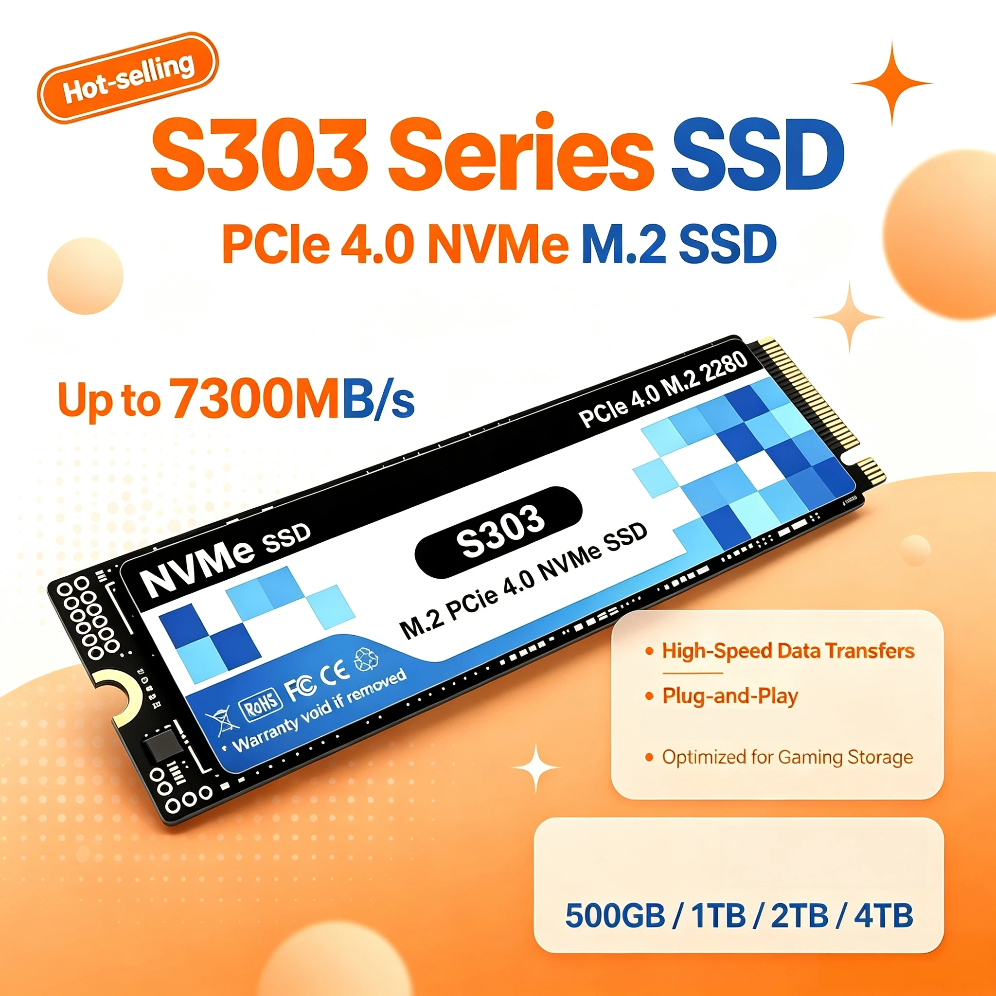 M.2 Nvme 4Tb Pcie 4.0 Ssd - SSD NVMe M.2 PCIe 4.0 Original