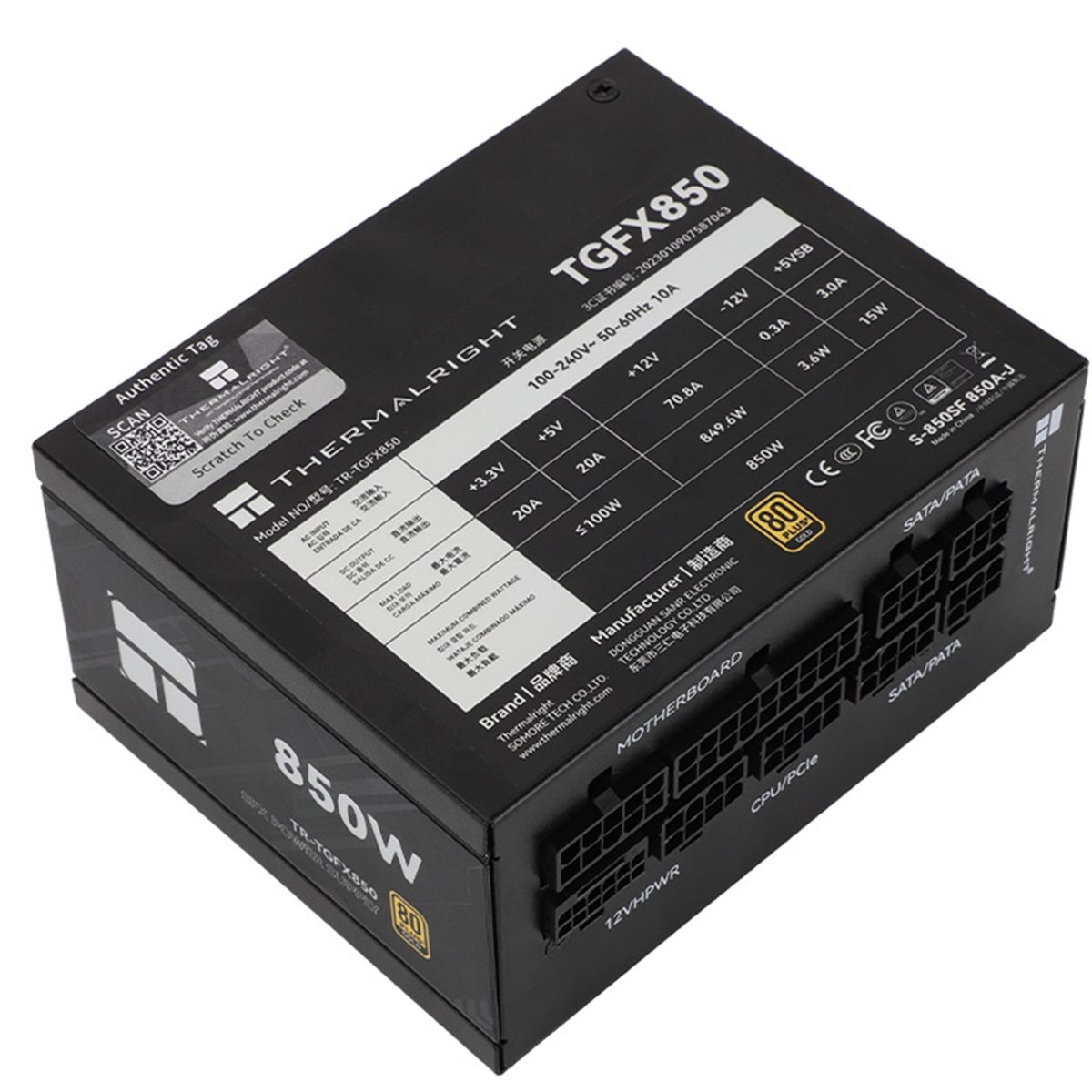 Sfx Power Supply 850W Gold - [AC18 Digital]/ TR-TGFX850 Fonte de Alimentação