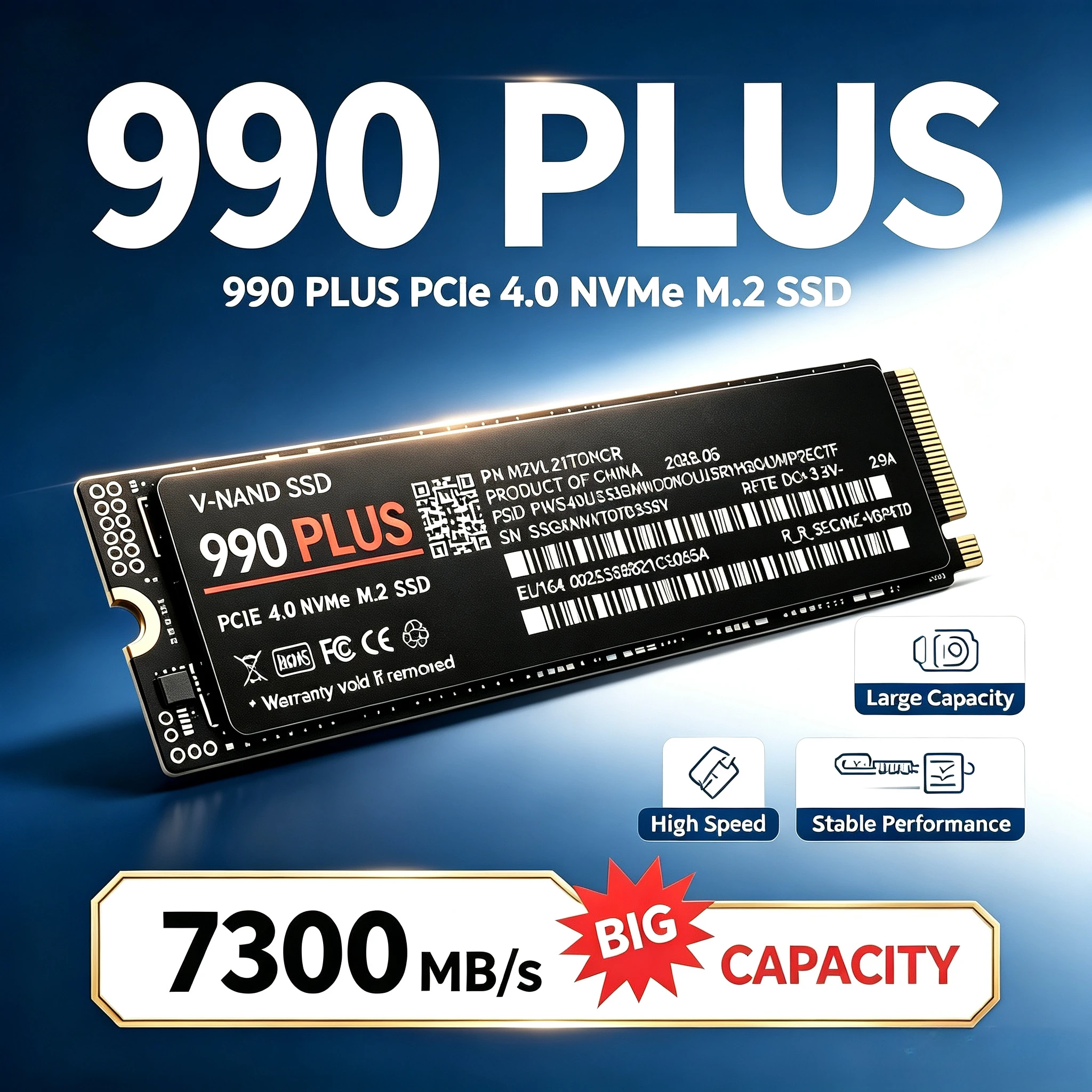 NOVO SSD 990 Plus M.2 NVMe PCI - M.2 Nvme 4Tb Pcie 4.0 Ssd avaliação e preço