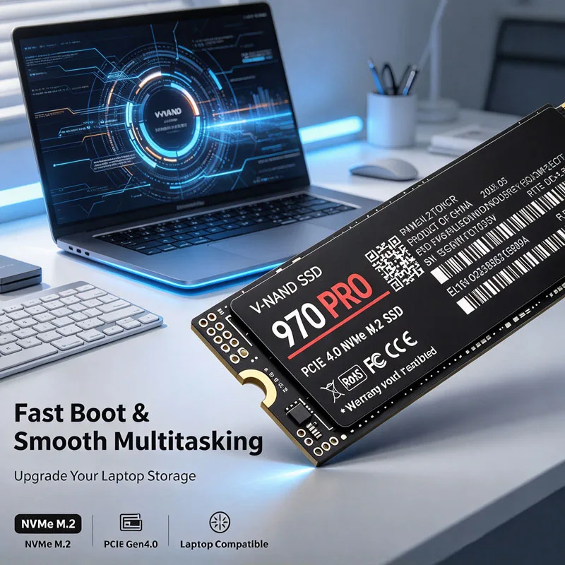 Novo SSD M.2 NVMe 970 PRO PCIe - M.2 Nvme 4Tb Pcie 4.0 Ssd avaliação e preço