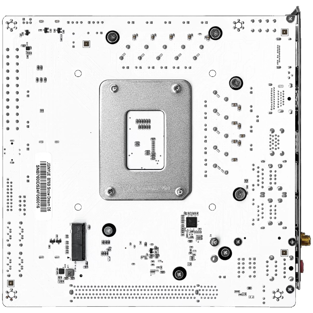 Placa-mãe JGINYUE B760i-Snow D - Lga 1700 Ddr5 Itx Motherboard avaliação e preço