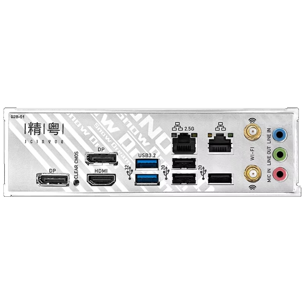 Placa-mãe JGINYUE B760i-Snow D - Lga 1700 Ddr5 Itx Motherboard avaliação e preço