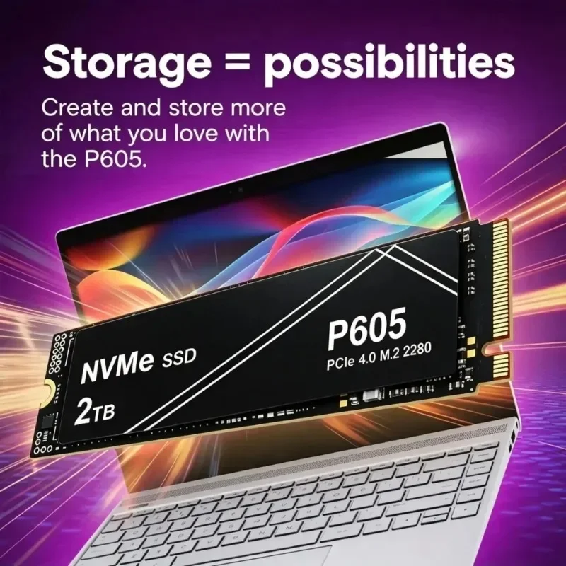 SSD NVMe P605 7100MB/s PCIe 4. - M.2 Nvme 4Tb Pcie 4.0 Ssd avaliação e preço