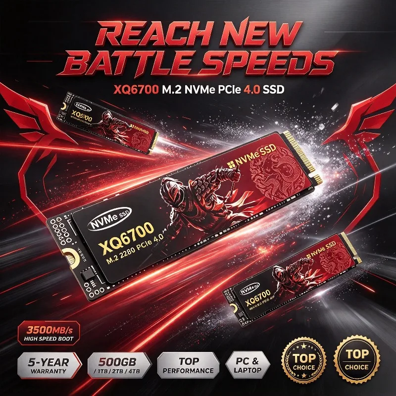 XQ6700 SSD M.2 NVMe 500GB 4TB  - M.2 Nvme 4Tb Pcie 4.0 Ssd avaliação e preço