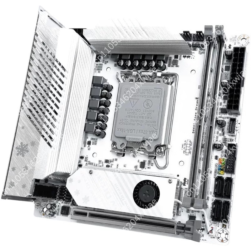 Placa-Mãe ITX Branca B760 LGA1 - Lga 1700 Ddr5 Itx Motherboard avaliação e preço