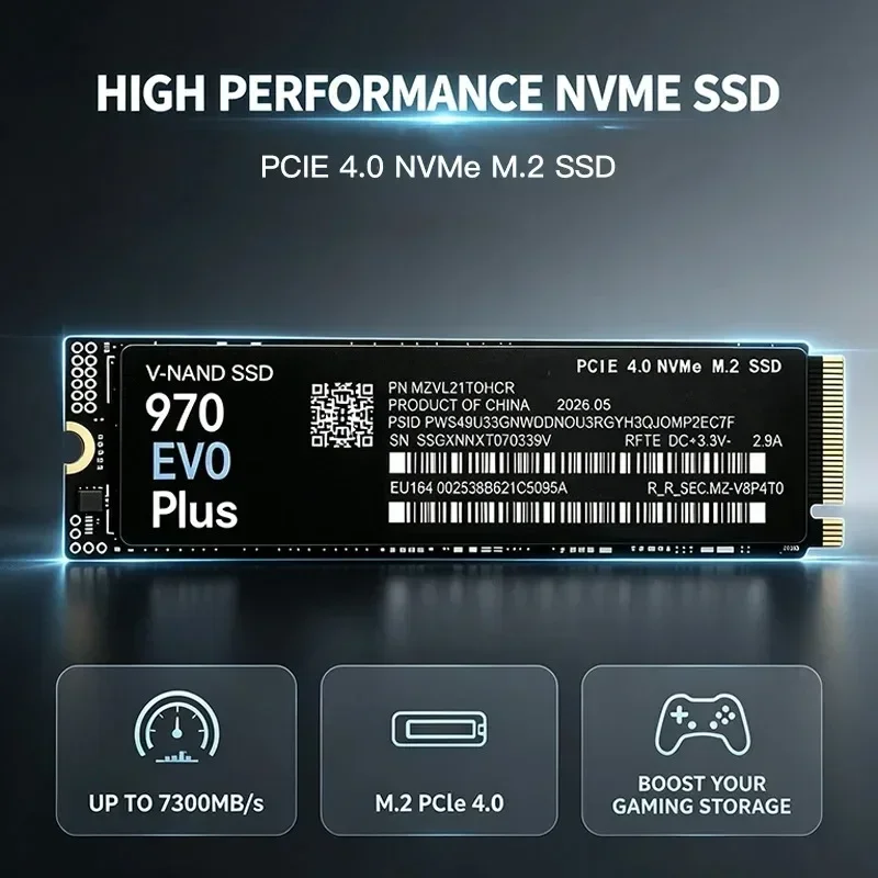 SSD de alta velocidade 970 EVO - M.2 Nvme 4Tb Pcie 4.0 Ssd avaliação e preço